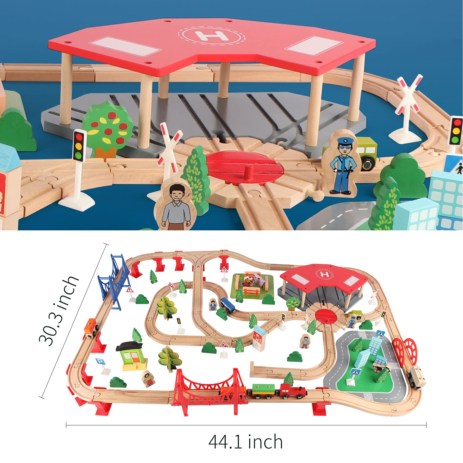 Qilay versatile set fits with popular brands for expanded play.