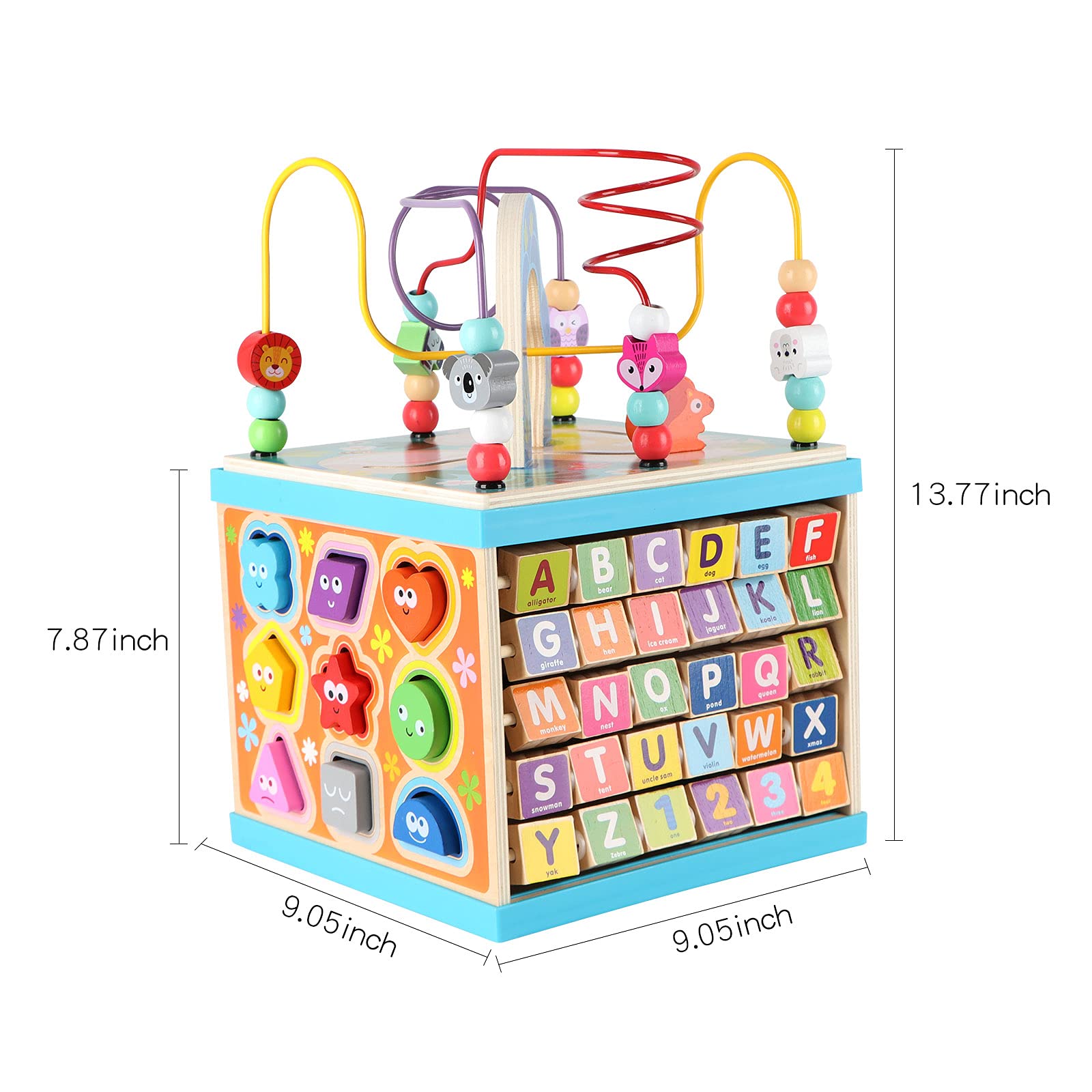 Qilay detachable top and bottom design for easy storage and tabletop play