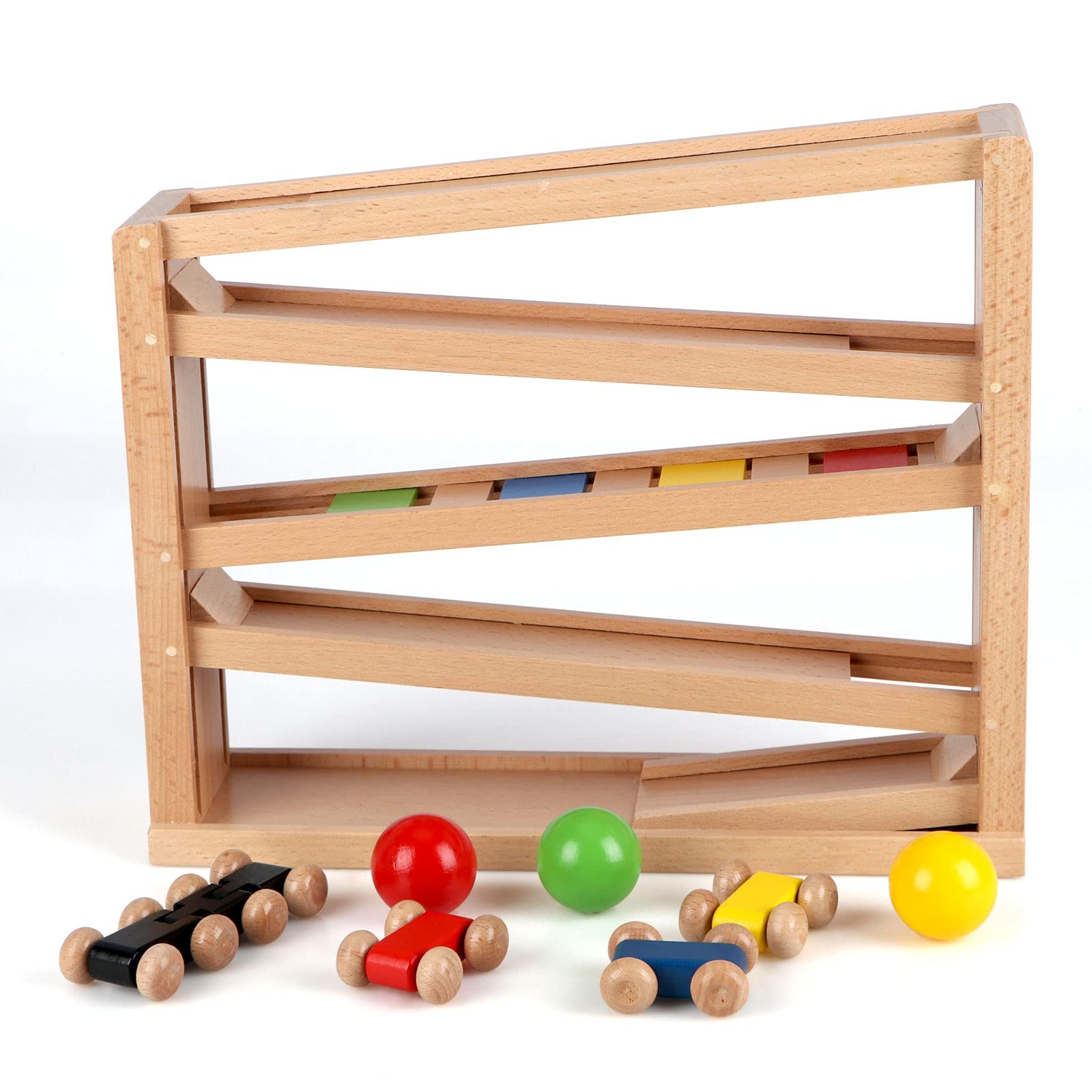 Qilay durable wooden design withstands active play and exploration.