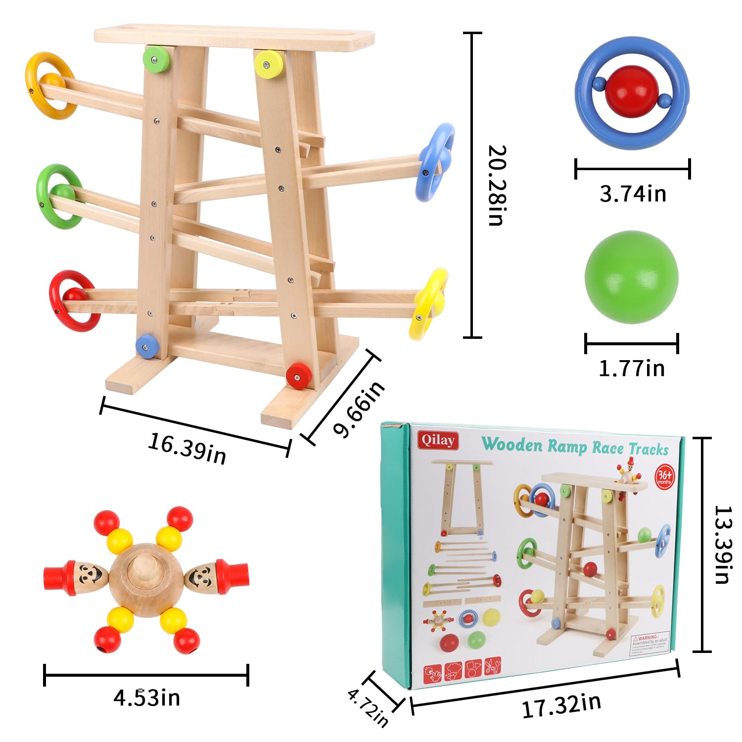 Qilay easy-assembly ramp toy enables quick setup for shared playtime.