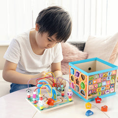 Qilay storage box design doubles as a compact toy organizer