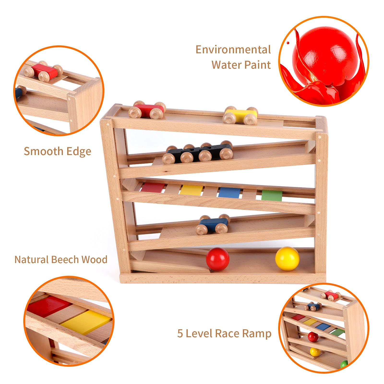 Qilay track requires no assembly, ready for immediate play.