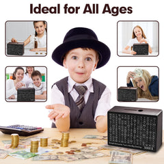 Qimshemi Gift-ready money box suitable for birthdays and special occasions.