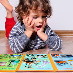 QimuMku Insects puzzle, bright magnets attach easily during road trips.