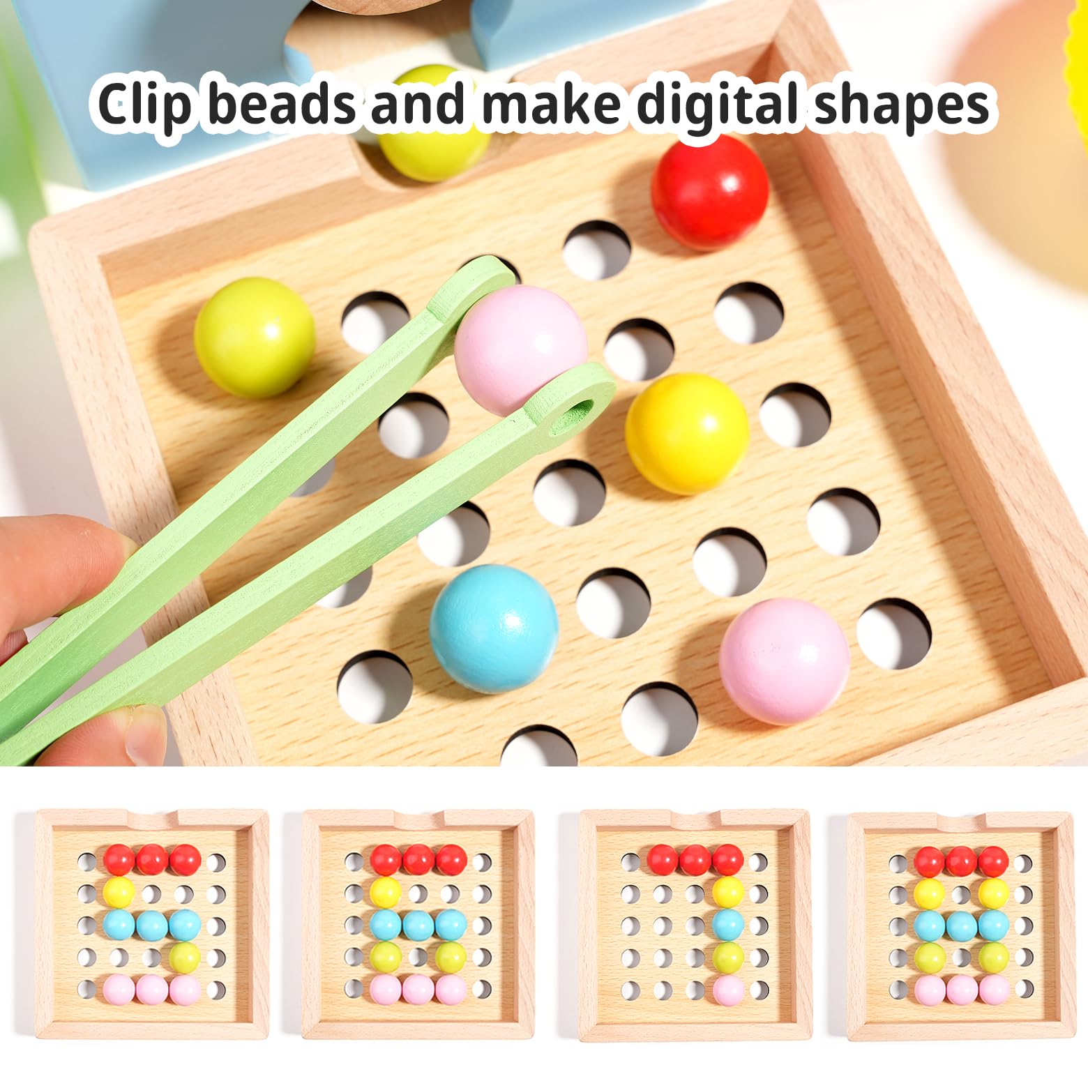 QimuMku tweezers included for precise ball picking.