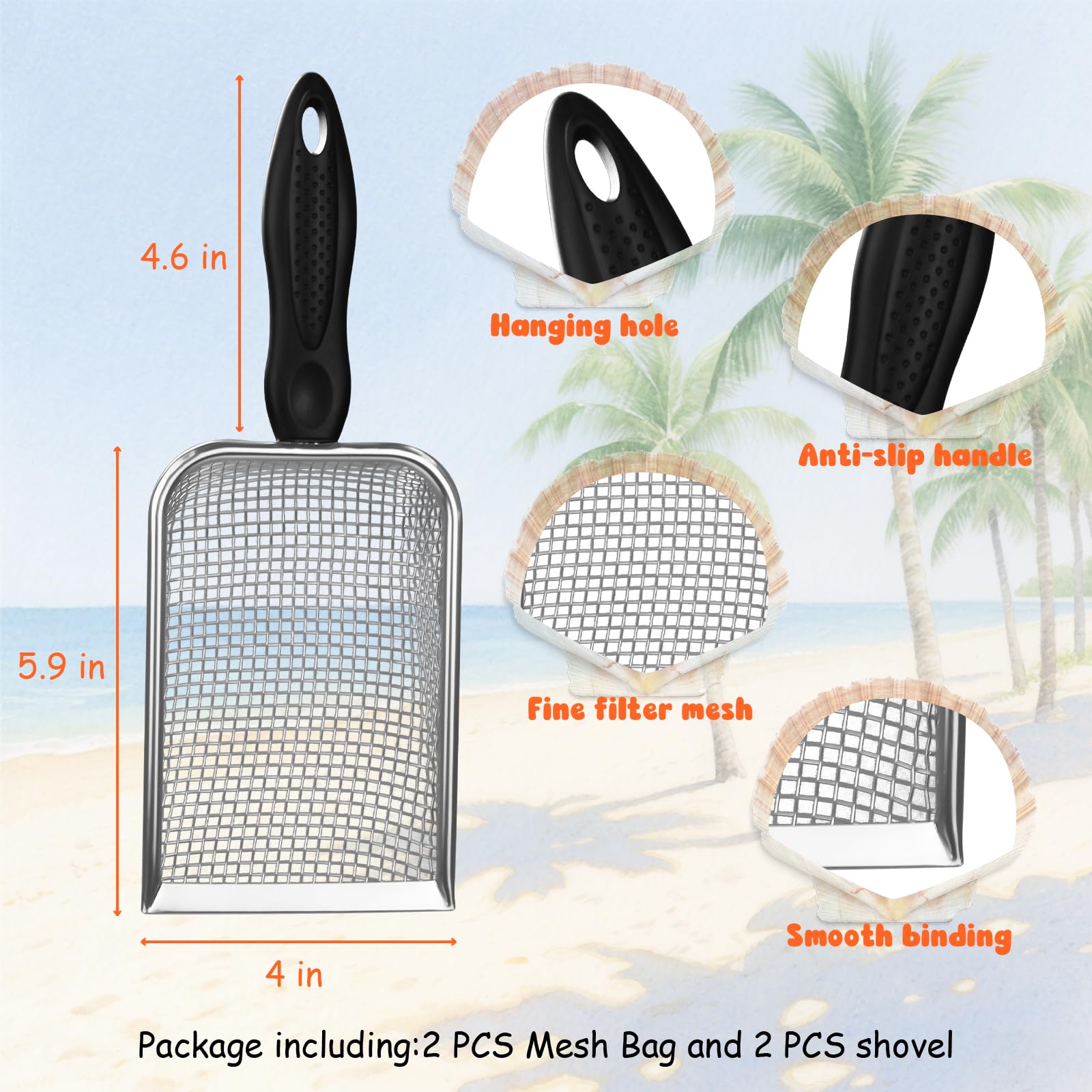 QINGLER beach bag with adjustable strap keeps tools organized and dry
