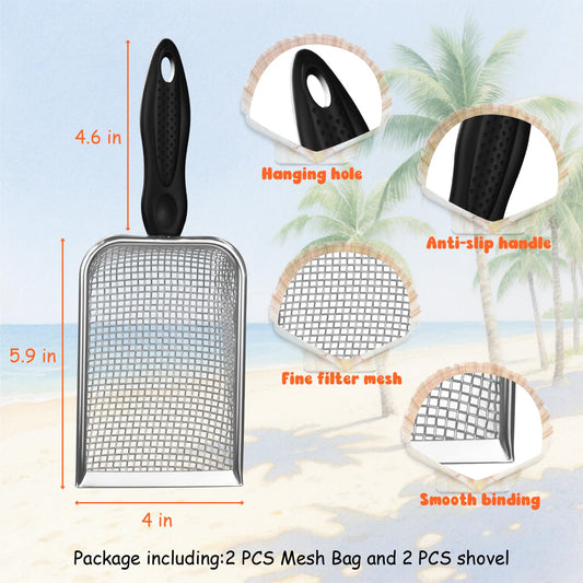 QINGLER beach bag with adjustable strap keeps tools organized and dry