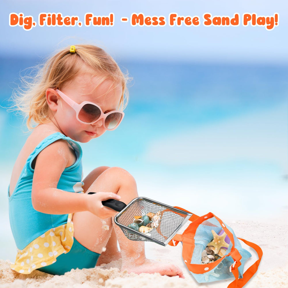 QINGLER kids beach toy set makes a thoughtful summer gift