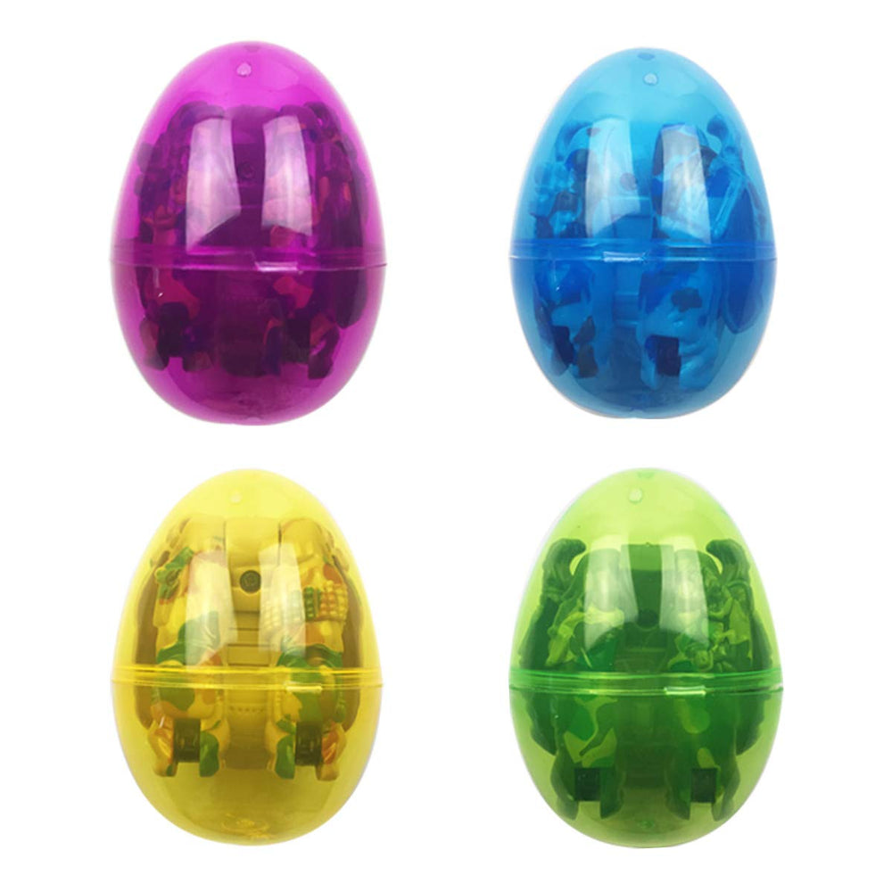 QINGQIU eggs showcase navy, army, air force, and commando designs on colorful shells.