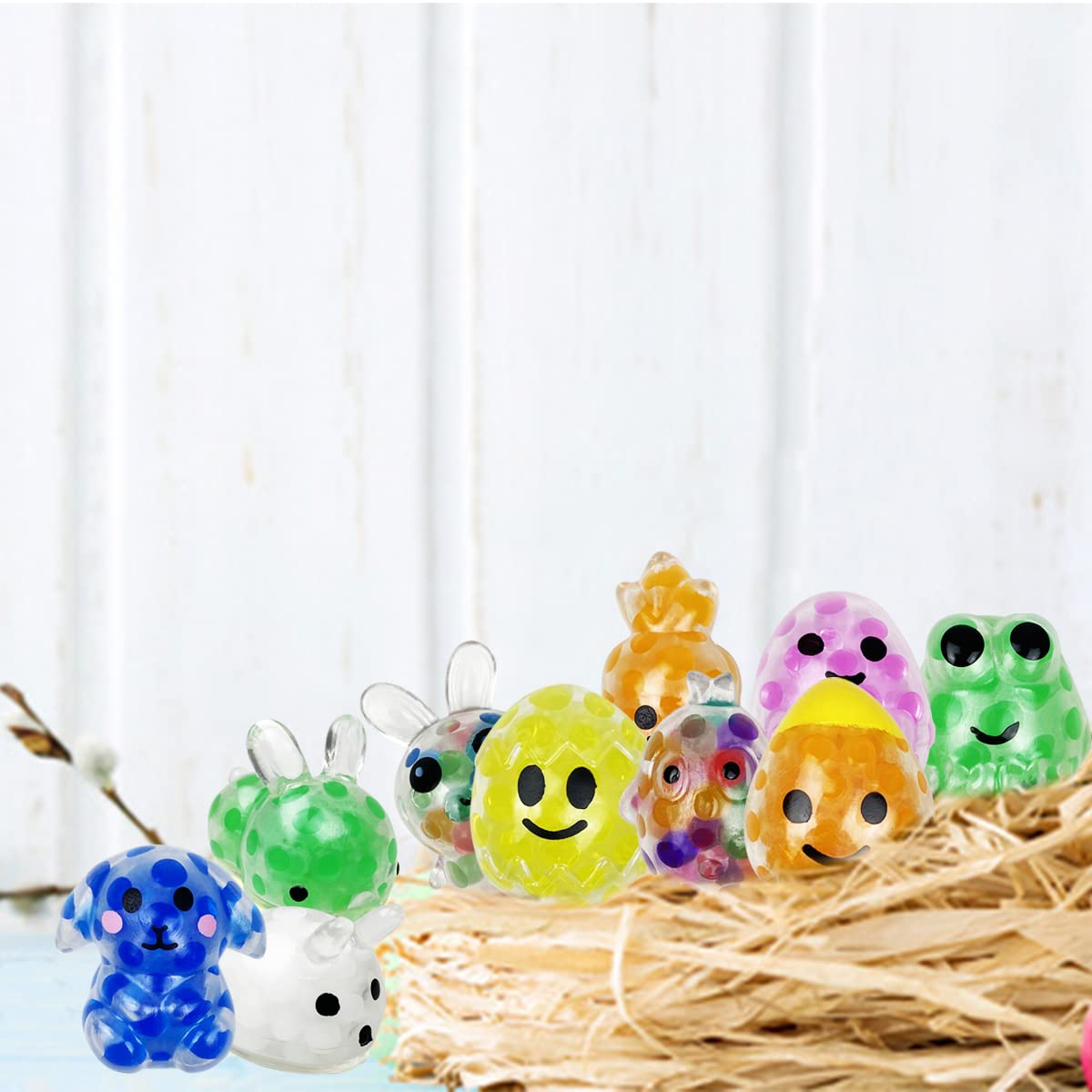 QINGQIU Easter mini stress ball—easter chick design for tactile play.