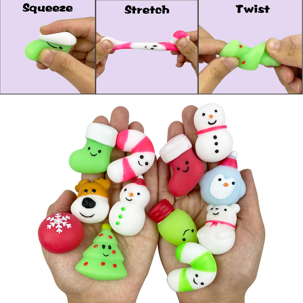 QINGQIU squishy toy twist and stretch action sparks imaginative play