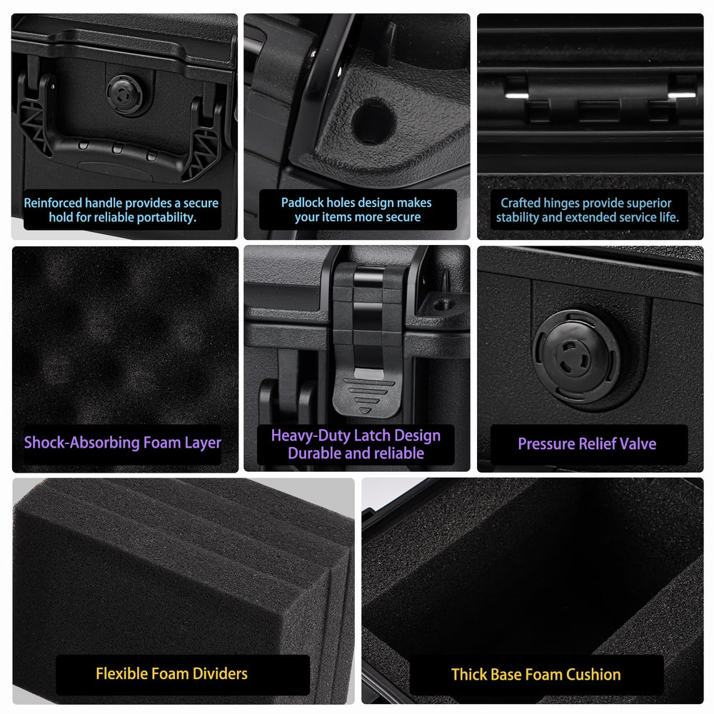 QINGUANG secure design with side locks supports optional padlocks for security.