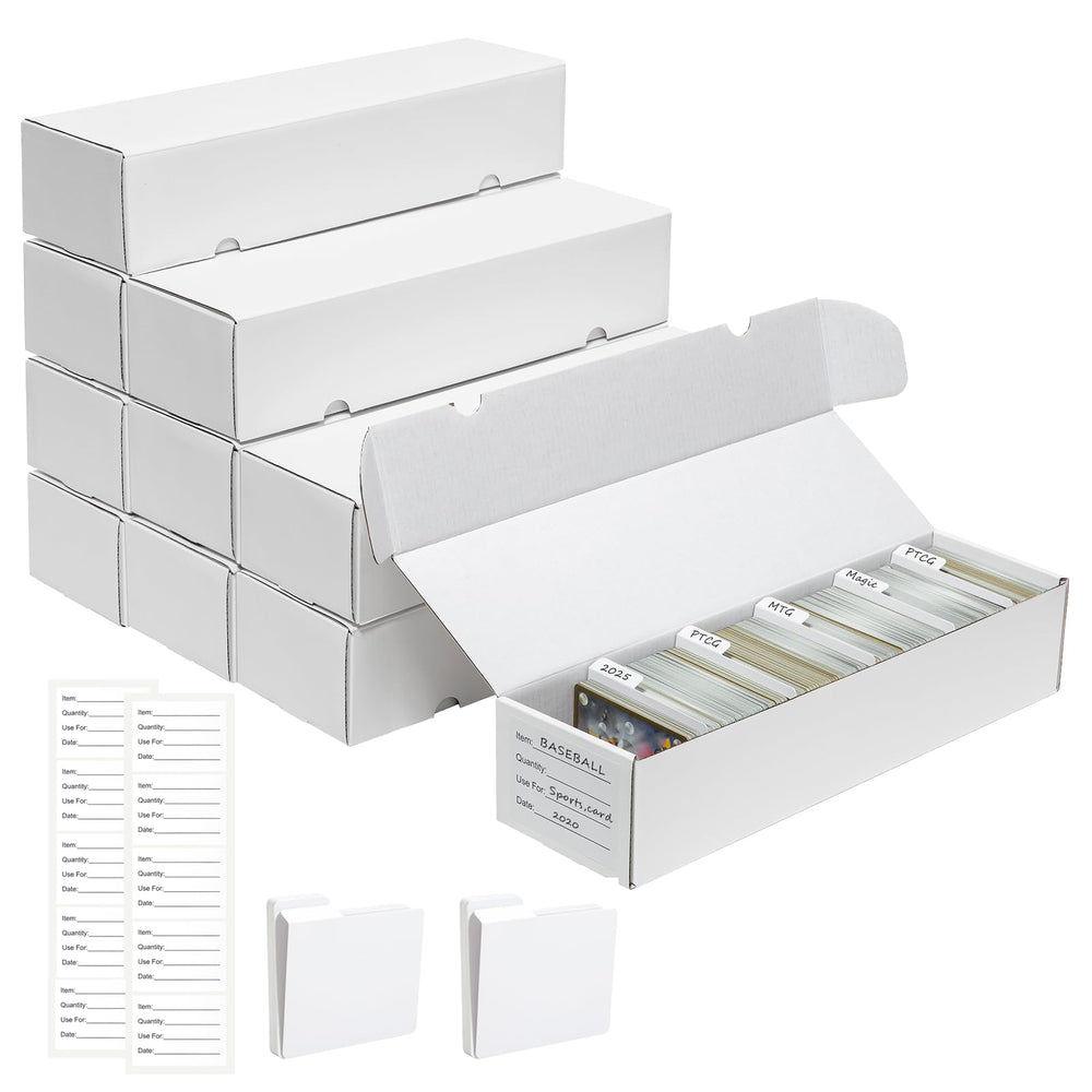 QINGUANG trading card storage box in a 10-pack for bulk MTG and TCG collections