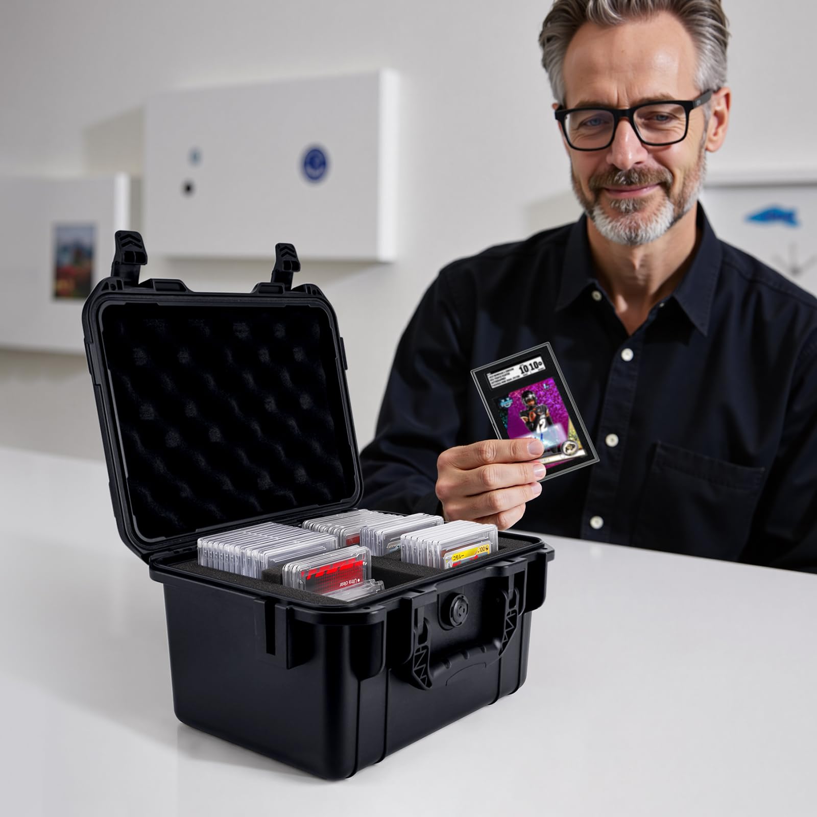 QINGUANG travel-ready case for safe transport to events.