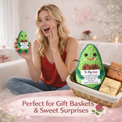 Qinthory avocado plush suitable for anniversaries and birthdays.