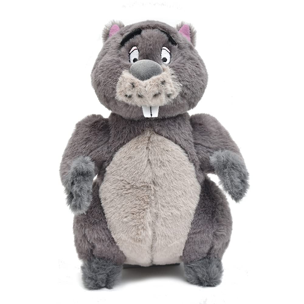 Qinvv gopher stuffed animal 8.5 inches tall, portable cuddle buddy.
