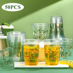 Qinyoung mallard duck party cups with vibrant pattern for rustic decor.