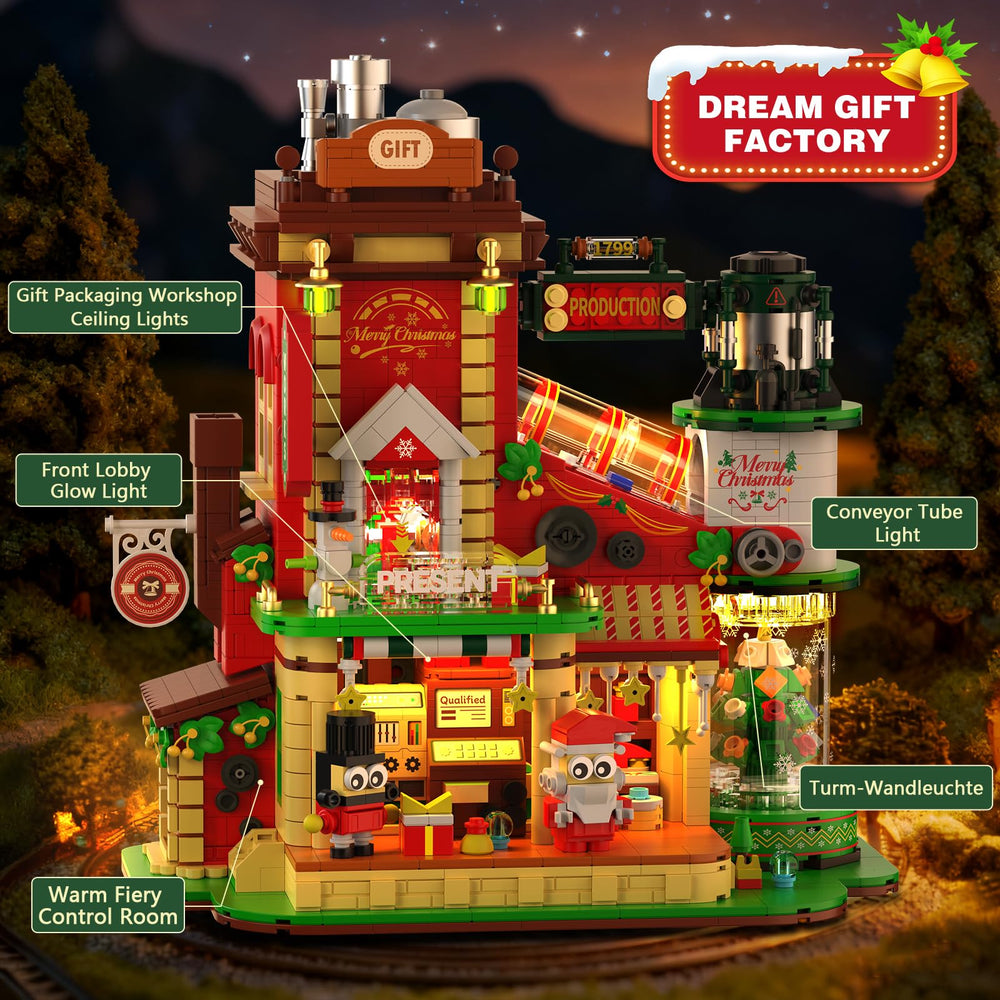 QiqoPoyee light-up conveyor system adds dynamic glow to the holiday scene
