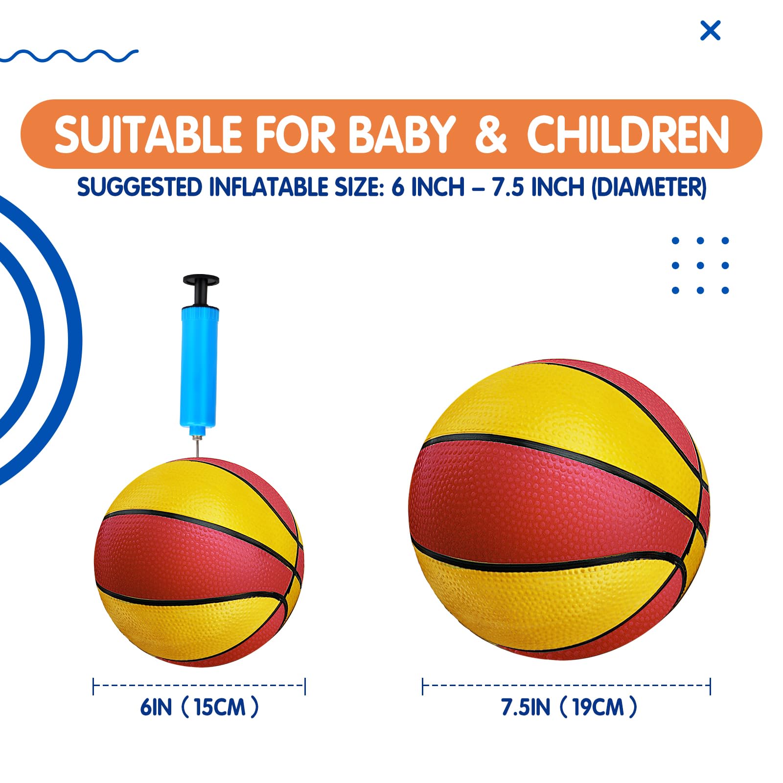 Qirptey easy-inflate-pump-included ensures fast setup.