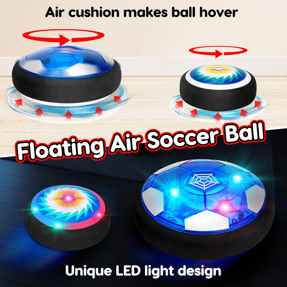 Qirptey hover hockey ball with LED lights for night practice