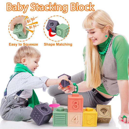 Qirptey soft building blocks spark tactile learning and curiosity.
