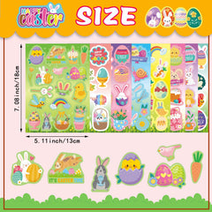 QIRUIMI Easter stickers on a skateboard provide vibrant embellishments