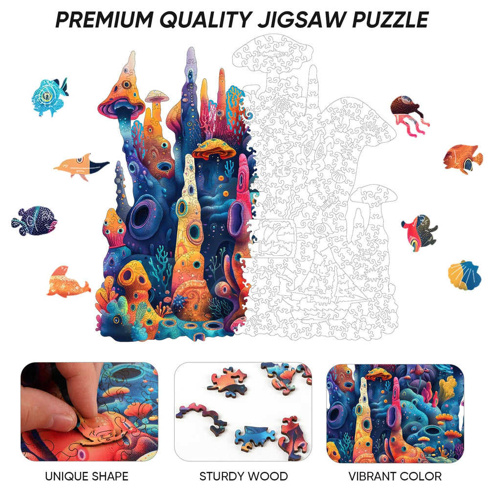 Qiuenisray FSC-certified wood highlighting sustainable materials and durable puzzle time.