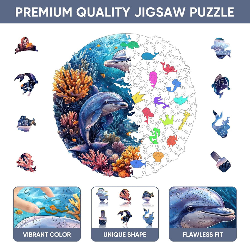 Qiuenisray laser-cut edges provide seamless fit for 200-piece puzzle