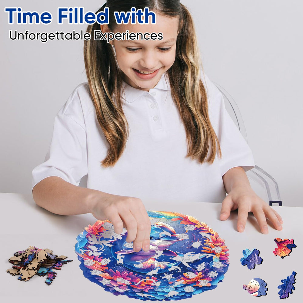 Qiuenisray laser-cut wooden puzzle pieces for smooth assembly
