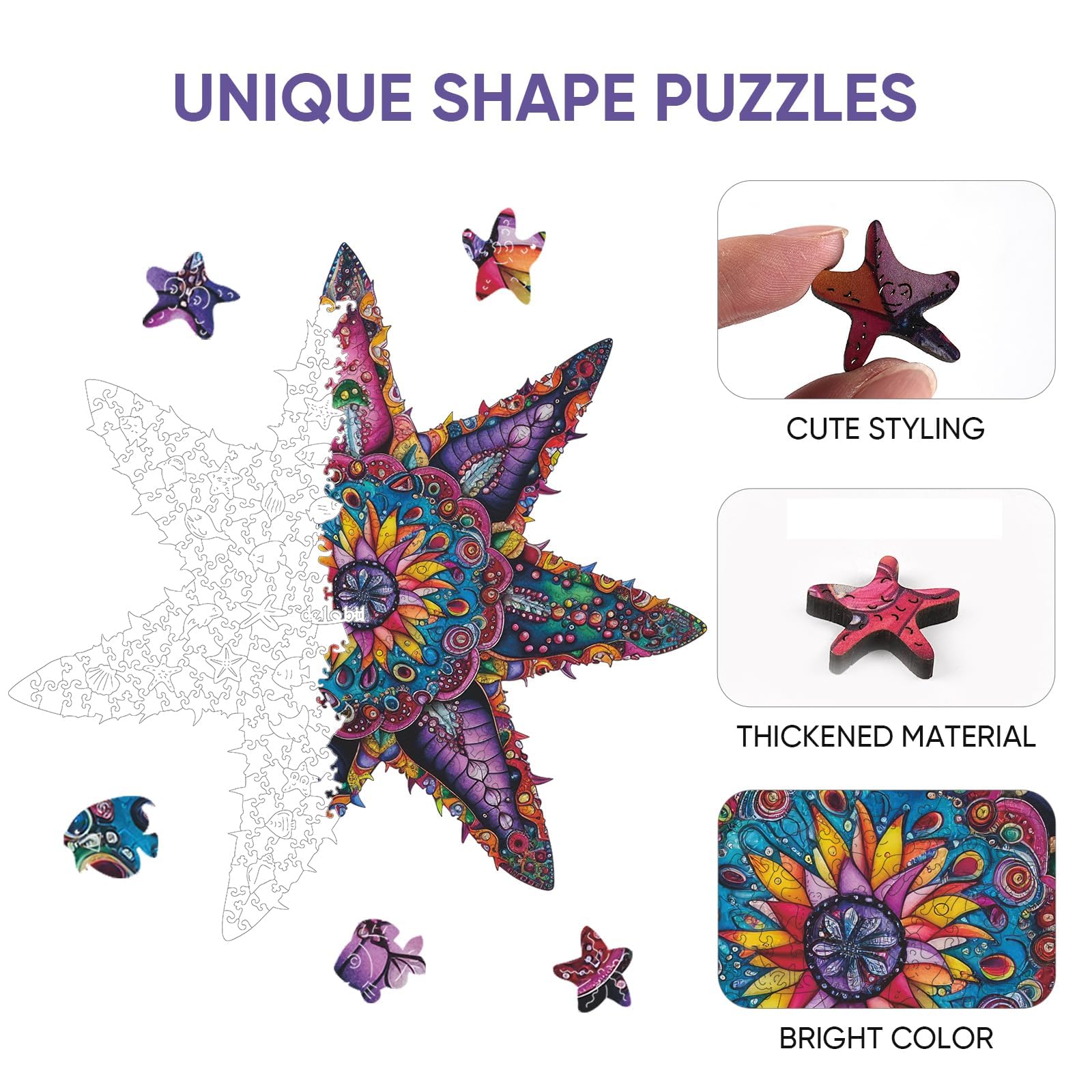 Qiuenisray finished puzzle doubles as wall art after completion.
