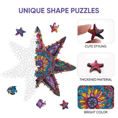 Qiuenisray finished puzzle doubles as wall art after completion.