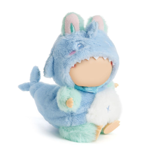 QIUTIMIY 17cm doll clothes blue shark top for quick, cute dress-up sessions