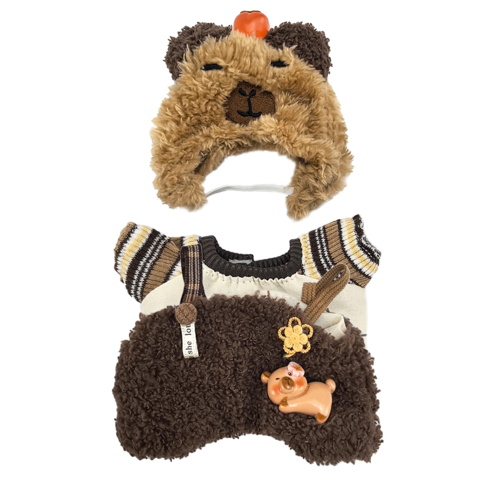 QIUTIMIY Capibara overalls, versatile wear for casual or dress-up play.