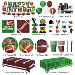 QIYANPAX football tablecloth 54x108 image highlighting durable, spill-resistant coverage
