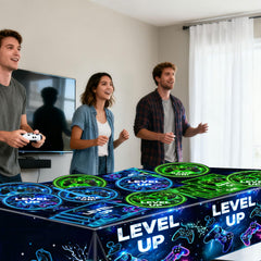 QIYANPAX video game napkins design A two-design set complements plates at the table