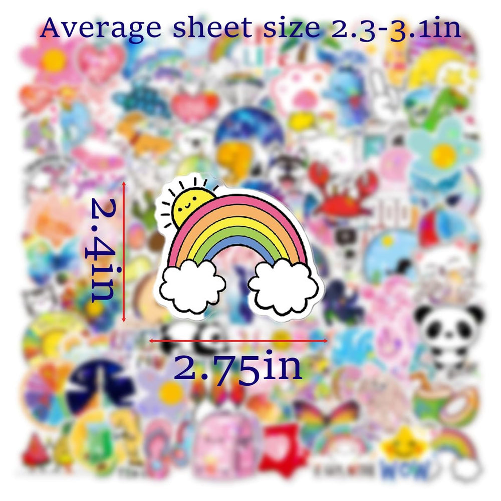 QIUYUEMIN luggage stickers add a playful, shiny touch to bags and suitcases