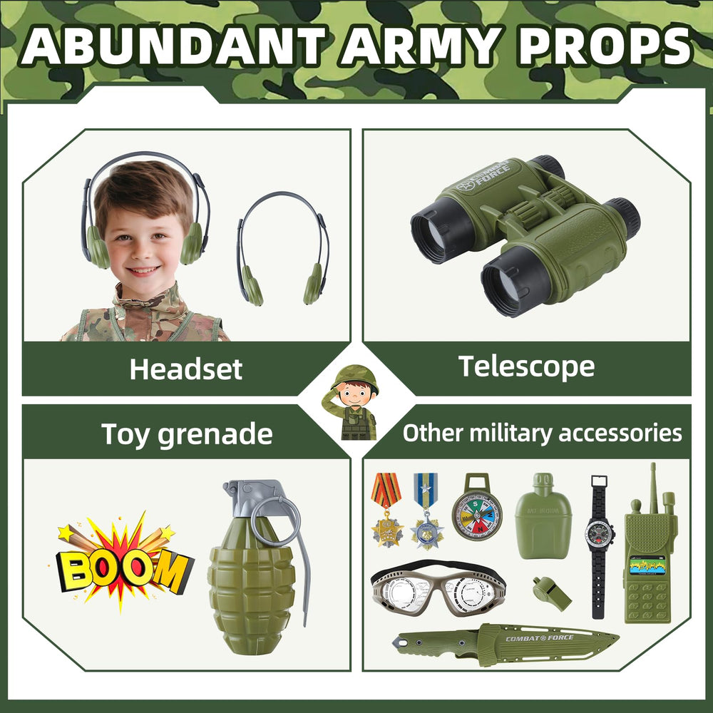 Qivbicy army costume plastic grenade dagger shows safe props for action scenes