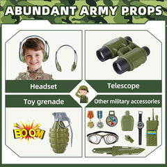 Qivbicy army costume plastic grenade dagger shows safe props for action scenes