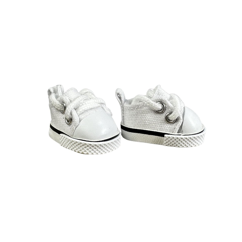 QIXINGWISE 17cm doll shoes sole close-up for better grip.