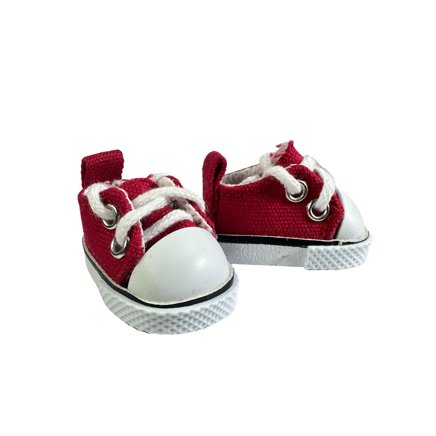 QIXINGWISE 17cm doll shoes toe-cap close-up with reinforced protection.