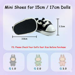 QIXINGWISE doll shoes lace-detail; reinforced eyelets for lasting wear.