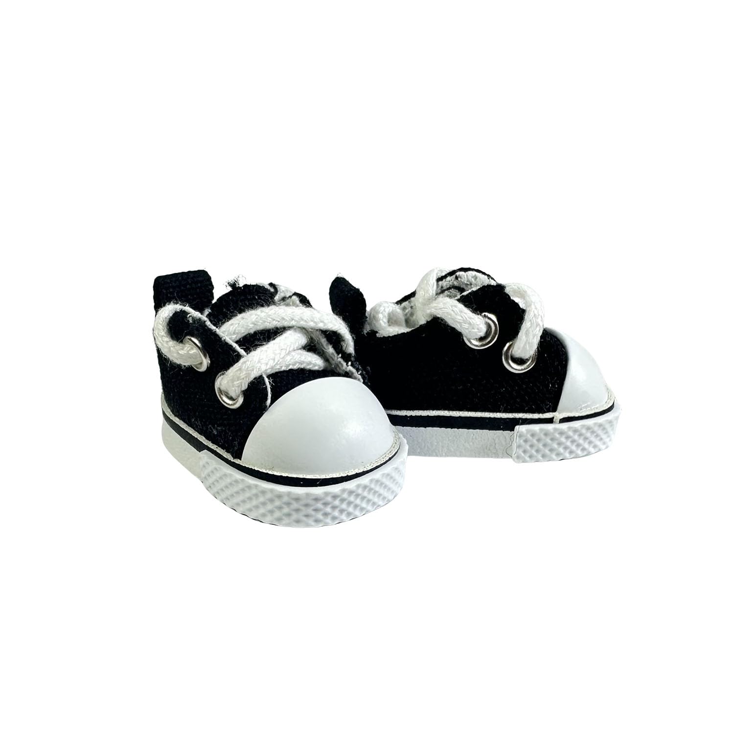 QIXINGWISE 17cm doll shoes soles texture; non-slip surface for stable display.