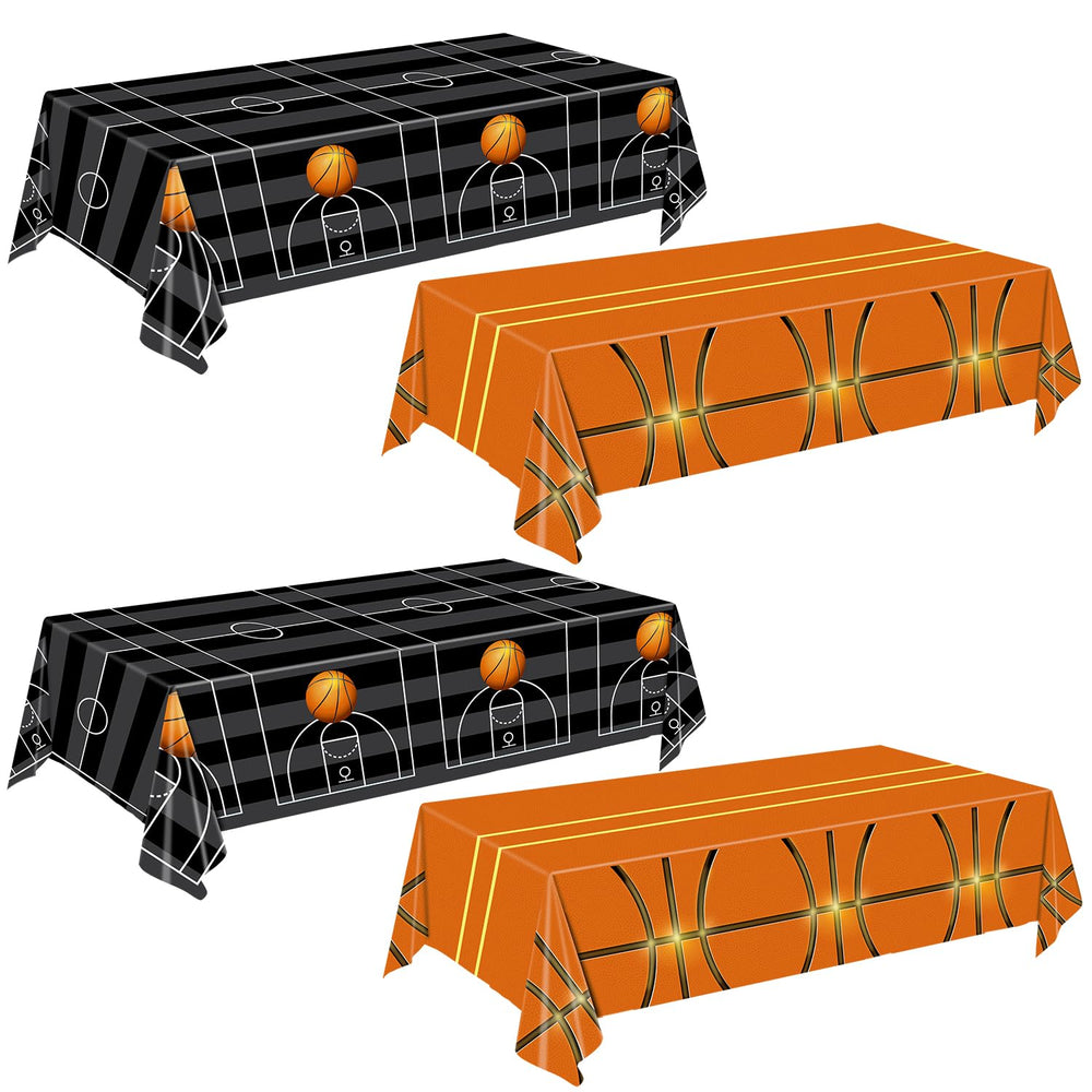 QIYANPAX basketball tablecloth pack guards surfaces from spills during parties
