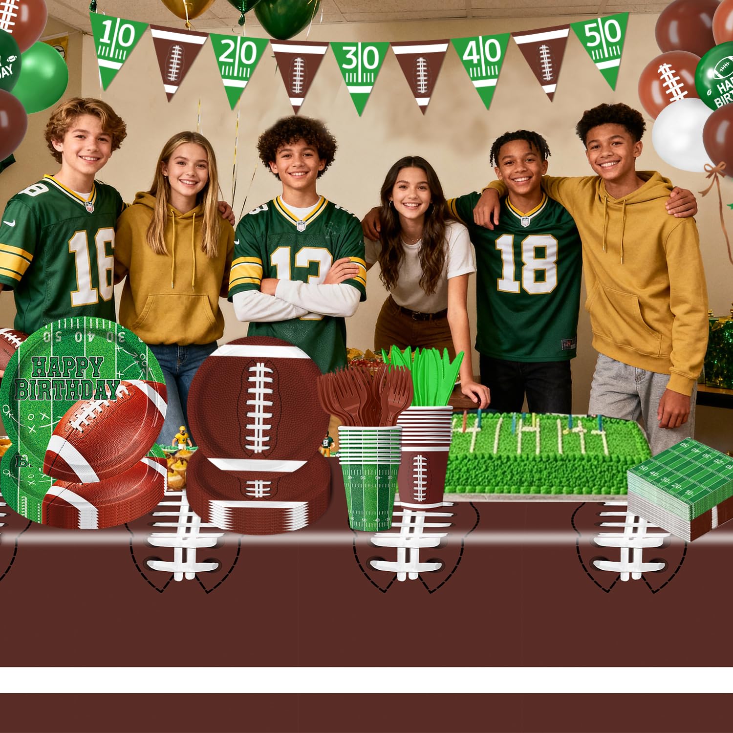 QIYANPAX football balloons in five styles to elevate the celebration
