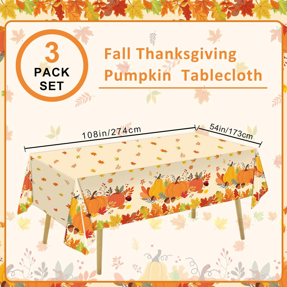 QIYANPAX maple leaf design tablecloth adds autumn charm and easy cleanup.