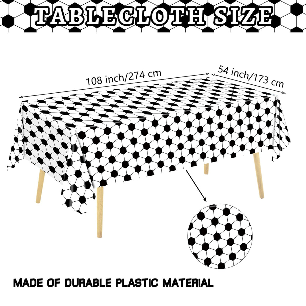 QIYANPAX four-piece tablecloth set ready for quick party setup