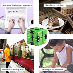 QiyI Little Golden Elephant infinity cube made of durable ABS material withstands flipping.