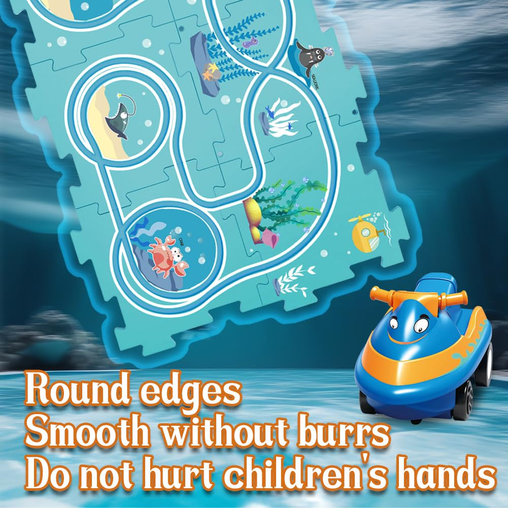 QKSKYP Burr-free Edges highlights safe, kid-friendly construction.