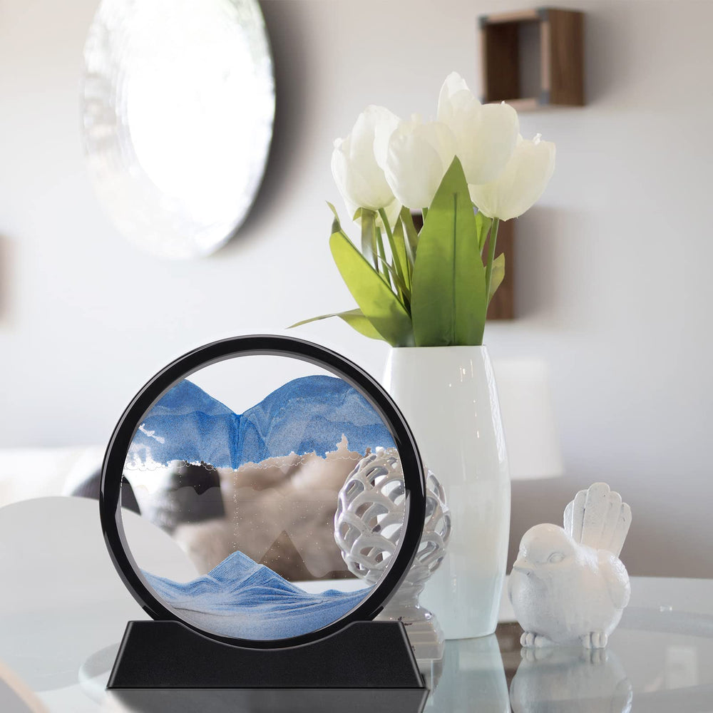 QLKUNLA sand art decor enhances home or office ambiance