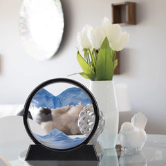 QLKUNLA sand art decor enhances home or office ambiance